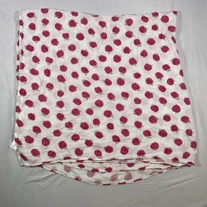 Angel Dear Apple Swaddle Blanket 47” x 47”*Bamboo Cotton Lightweight
